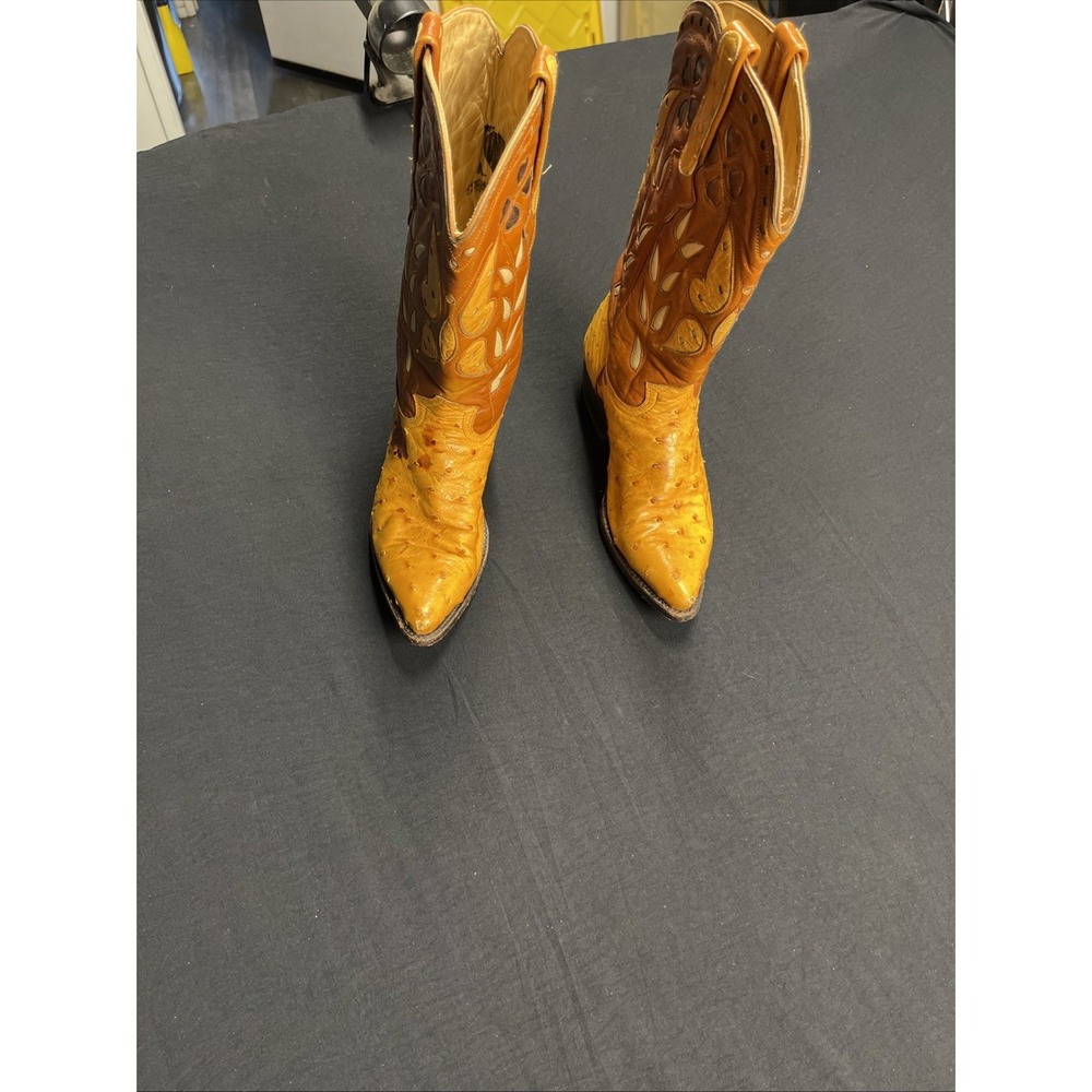 Cuadra Women Ostrich Boots Size 5 1/2